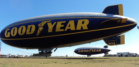 Pictures: Goodyear's new state-of-the-art airship arrives for Daytona 500 –  Orlando Sentinel